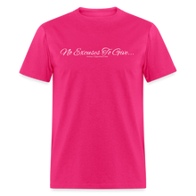 Load image into Gallery viewer, No Excuses To Give Unisex Classic T-Shirt - fuchsia
