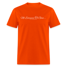 Load image into Gallery viewer, No Excuses To Give Unisex Classic T-Shirt - orange
