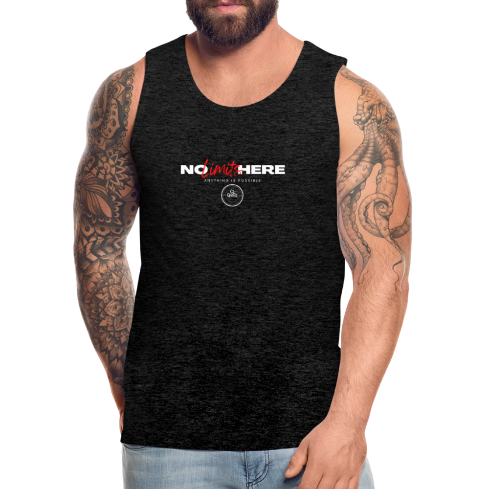 No Limits Men’s Premium Tank - charcoal grey