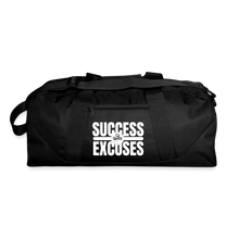 Load image into Gallery viewer, Success Over Excuses Duffel Bag - black
