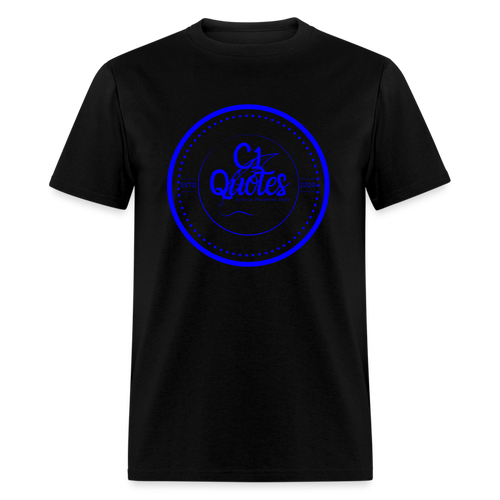 The Brand Unisex Classic T-Shirt (Blue Print) - black