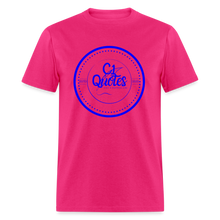 Load image into Gallery viewer, The Brand Unisex Classic T-Shirt (Blue Print) - fuchsia
