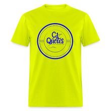 Load image into Gallery viewer, The Brand Unisex Classic T-Shirt (Blue Print) - safety green
